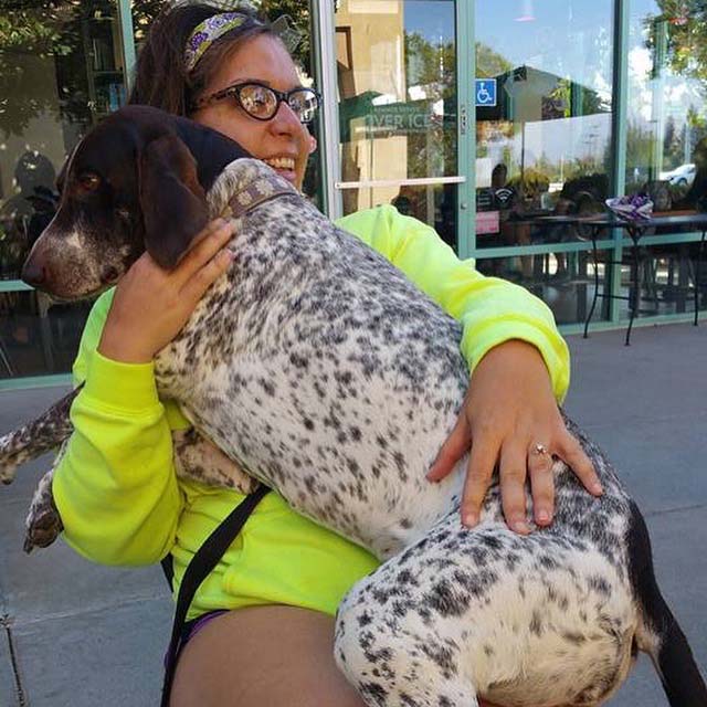 Lynn Pettinato and German Shorthaired Pointer
