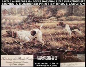 Hunting The Back Forty - Signed Print by Bruce Langton